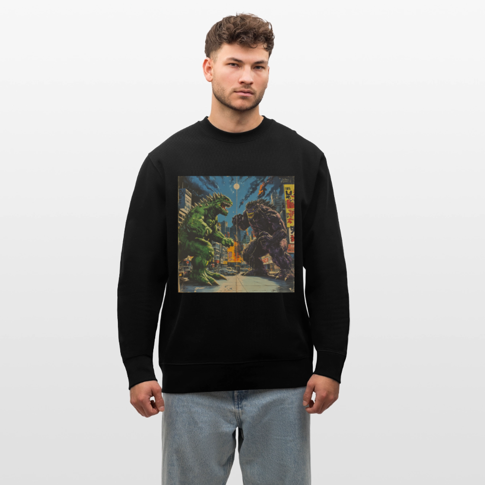 Kampen vid Solnedgången, Ekologisk sweatshirt CHANGER unisex från Stanley/Stella - svart