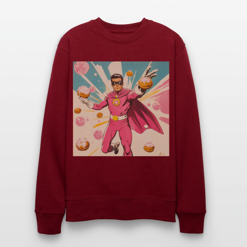 Frosting-Fury, Ekologisk sweatshirt CHANGER unisex från Stanley/Stella - vinröd