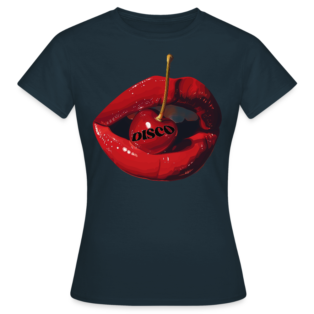 Taste of Disco, T-shirt dam - marinblå