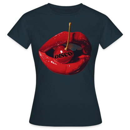 Taste of Disco, T-shirt dam - marinblå