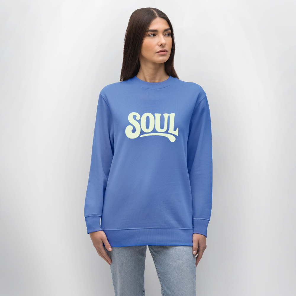 All About Soul, Ekologisk sweatshirt CHANGER unisex från Stanley/Stella - blå