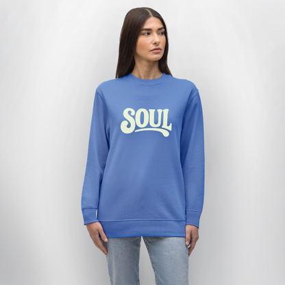All About Soul, Ekologisk sweatshirt CHANGER unisex från Stanley/Stella - blå