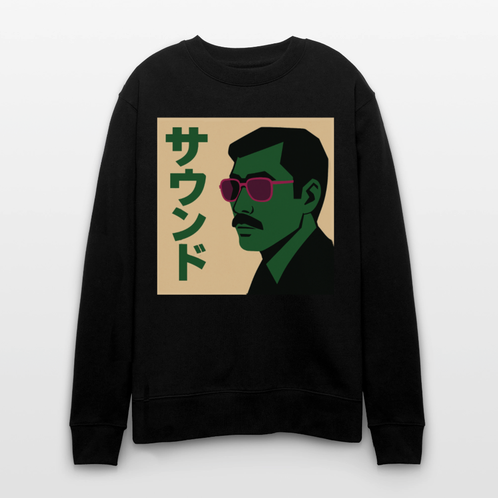 Nippon Sound, Ekologisk sweatshirt CHANGER unisex från Stanley/Stella - svart