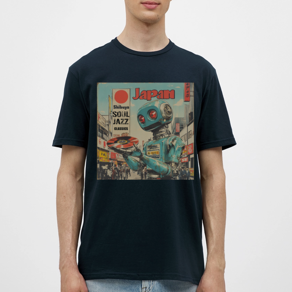 Shibuya Soul Jazz Classics, T-shirt herr - marinblå