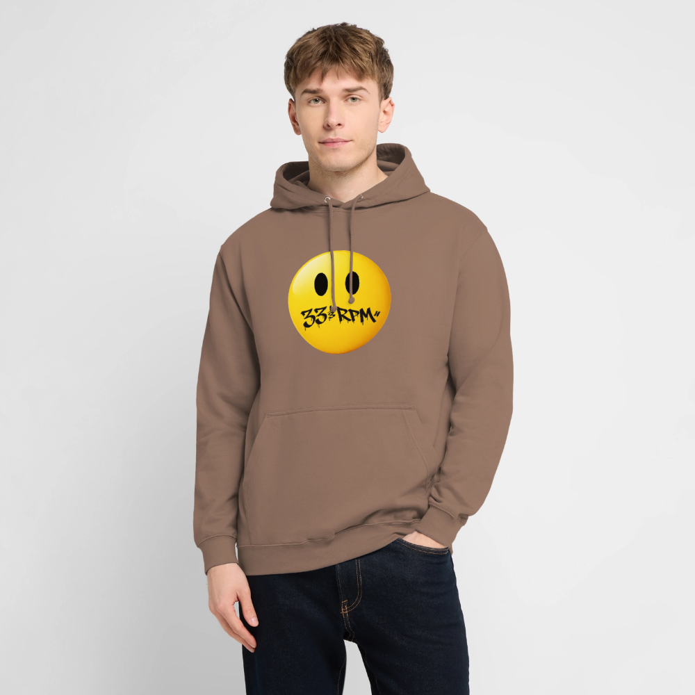 Turntable Grin, Luvtröja unisex - mocka