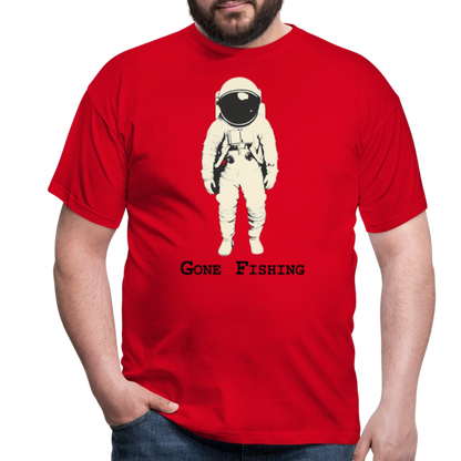 Drifting Beyond – Gone Fishing, T-shirt herr - röd