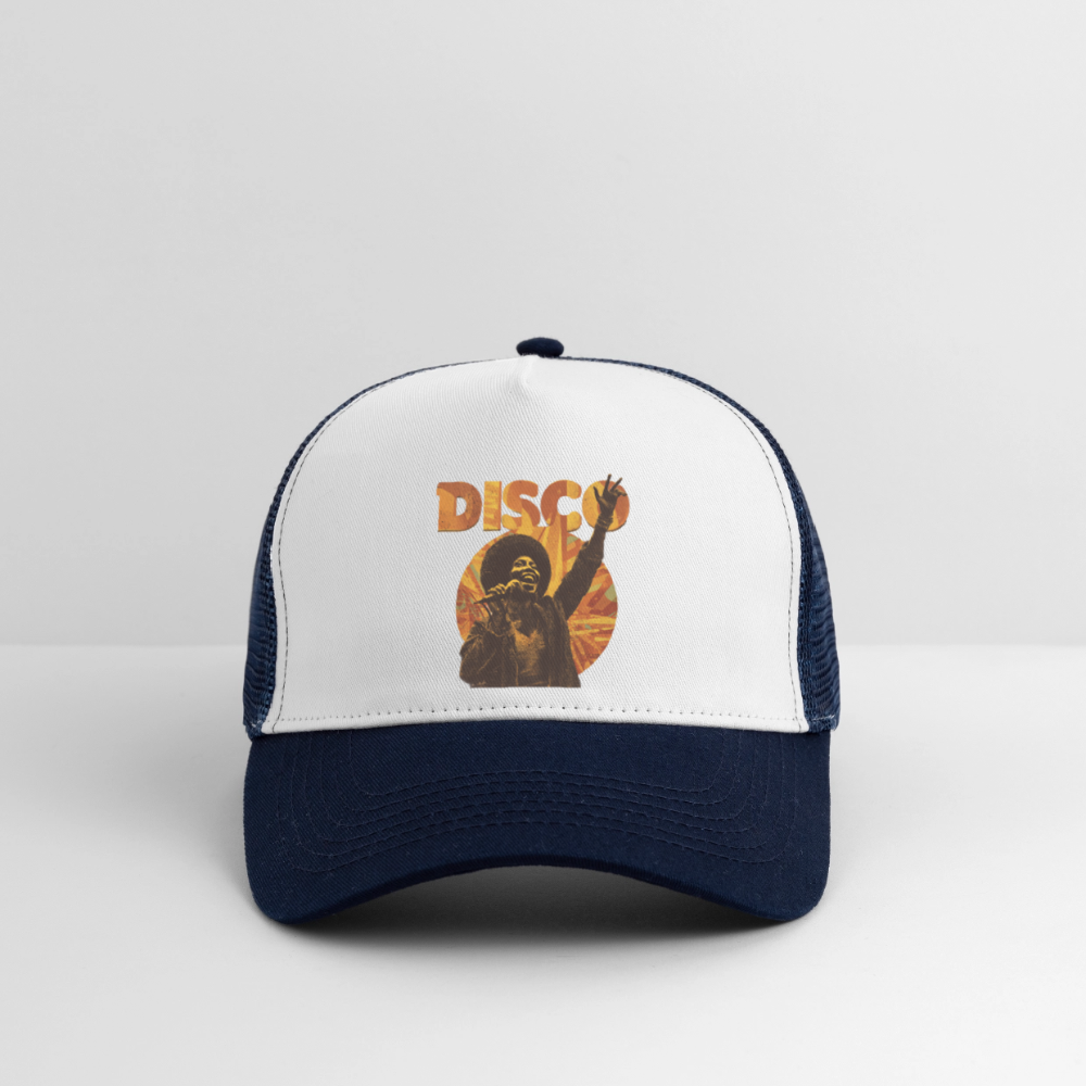 Boogie Soul, dance with your soulTrucker Cap - vit/marinblå