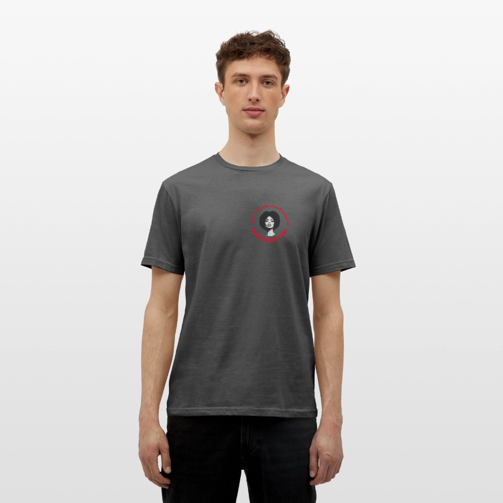 Where Music Lives – Powered by Acceso Family (small print), T-shirt unisex - kolgrå