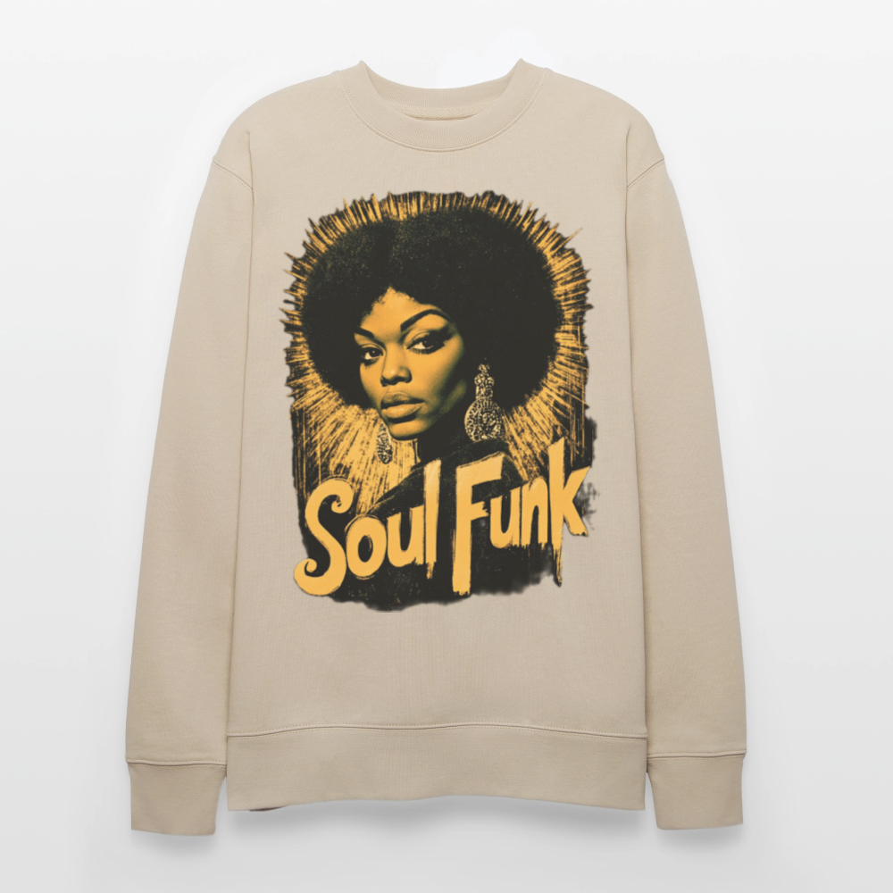 Soul Funk, Ekologisk sweatshirt CHANGER unisex från Stanley/Stella - beige