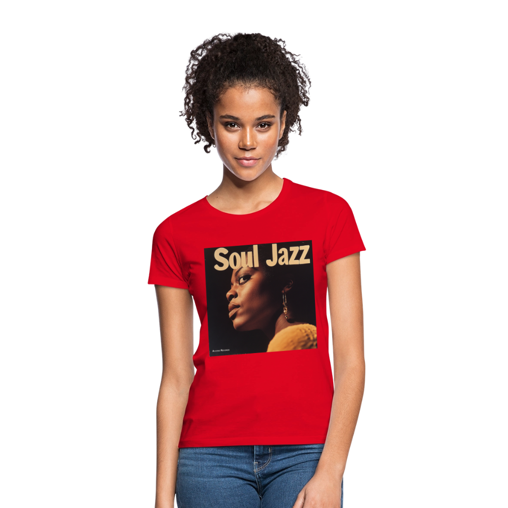 Acceso's Soul Groove: Jazz with a Beat, T-shirt dam - röd