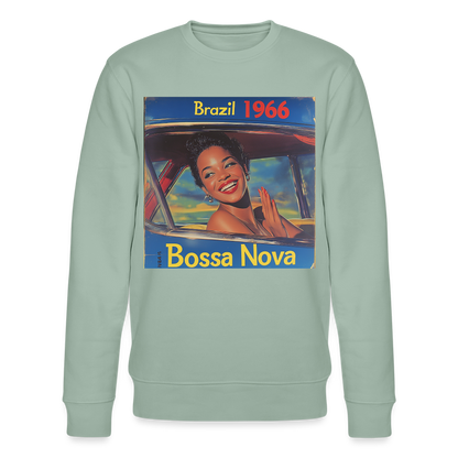 Isabela Costa, brazil 1966, Ekologisk sweatshirt CHANGER unisex från Stanley/Stella - ljus grågrön