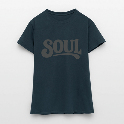 All About Soul, T-shirt dam - marinblå