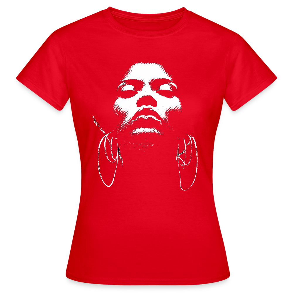 Beat Goddess, T-shirt dam - röd