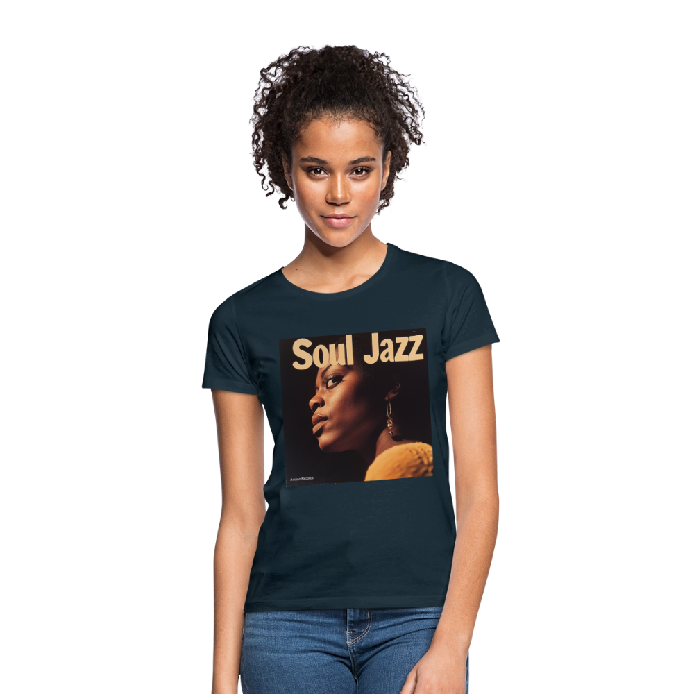 Acceso's Soul Groove: Jazz with a Beat, T-shirt dam - marinblå