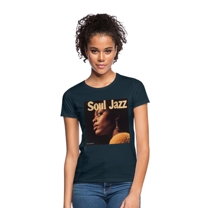 Acceso's Soul Groove: Jazz with a Beat, T-shirt dam - marinblå