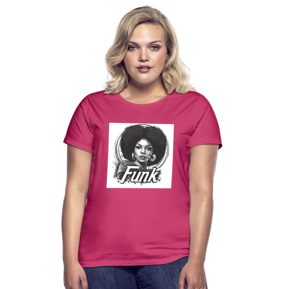 Funk Queen: Power in Motion, T-shirt dam - azalea