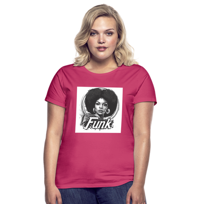 Funk Queen: Power in Motion, T-shirt dam - azalea