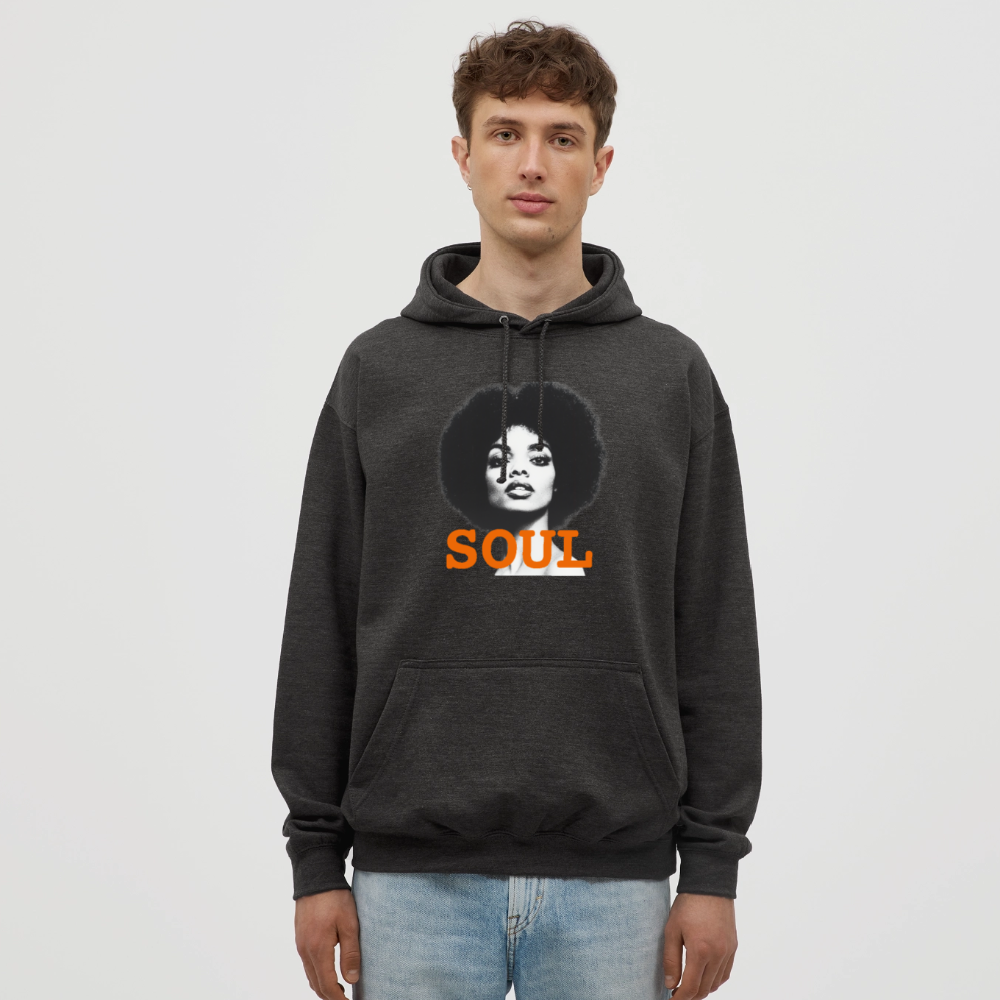 Luvtröja unisex - kolgrå