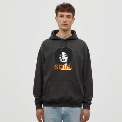 Luvtröja unisex - kolgrå