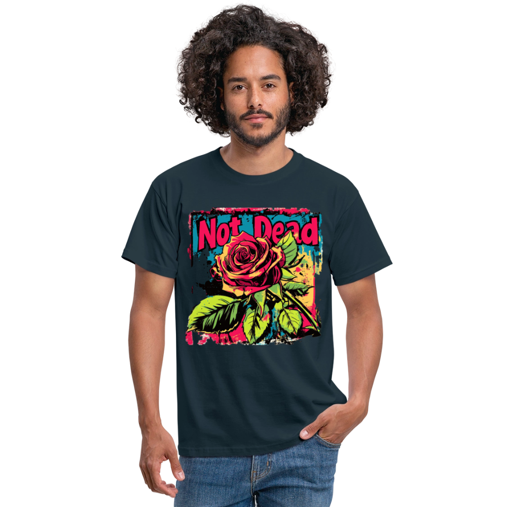 Den Eviga Rosen, T-shirt herr - marinblå