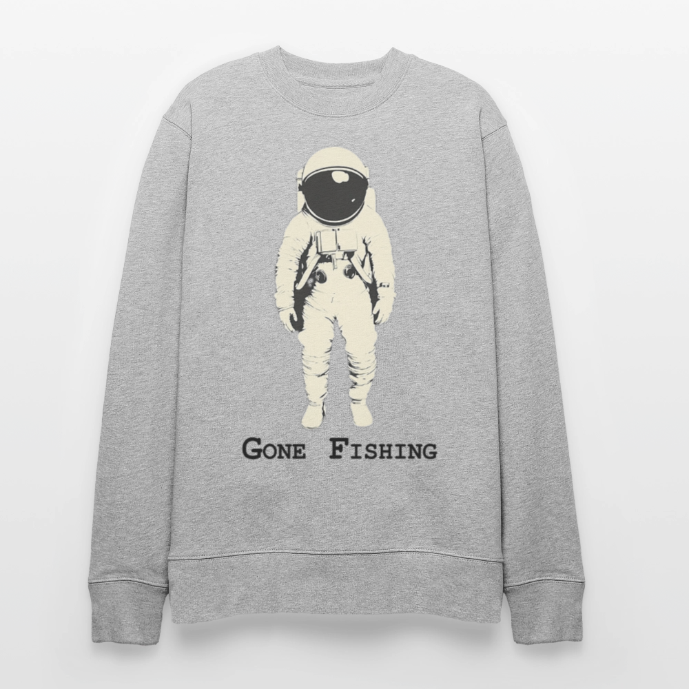 Drifting Beyond – Gone Fishing, Ekologisk sweatshirt CHANGER unisex från Stanley/Stella - gråmelerad