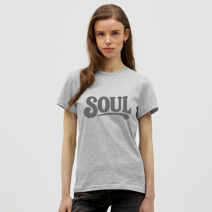 All About Soul, T-shirt dam - gråmelerad