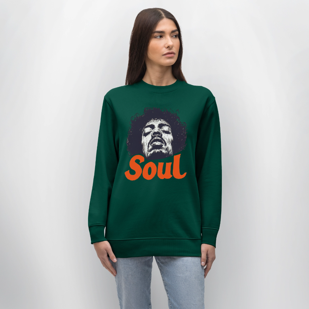 A Soul Awakening, Ekologisk sweatshirt CHANGER unisex från Stanley/Stella - skogsgrön