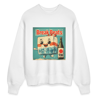 Nippon Break Beats,, Ekologisk oversizetröja RADDER unisex från Stanley/Stella - vit