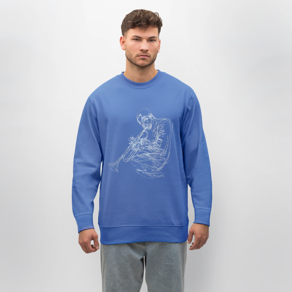 Contours of Jazz, Ekologisk sweatshirt CHANGER unisex från Stanley/Stella - blå