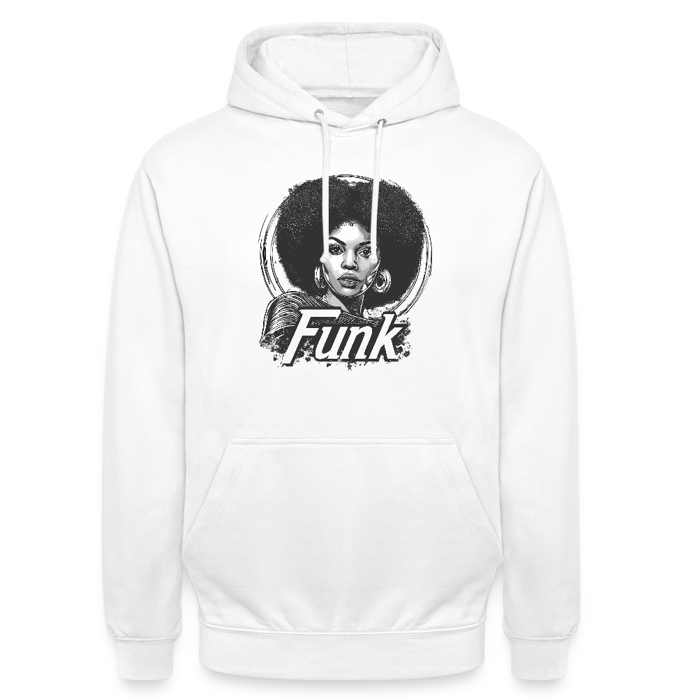 Funk Queen, Luvtröja unisex - vit