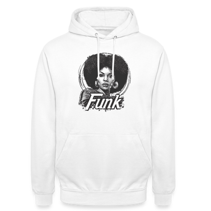 Funk Queen, Luvtröja unisex - vit