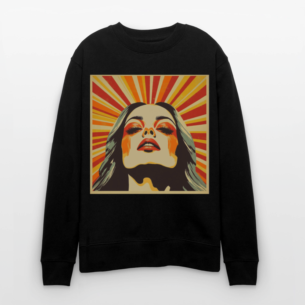 Sun Girl, Ekologisk sweatshirt CHANGER unisex från Stanley/Stella - svart