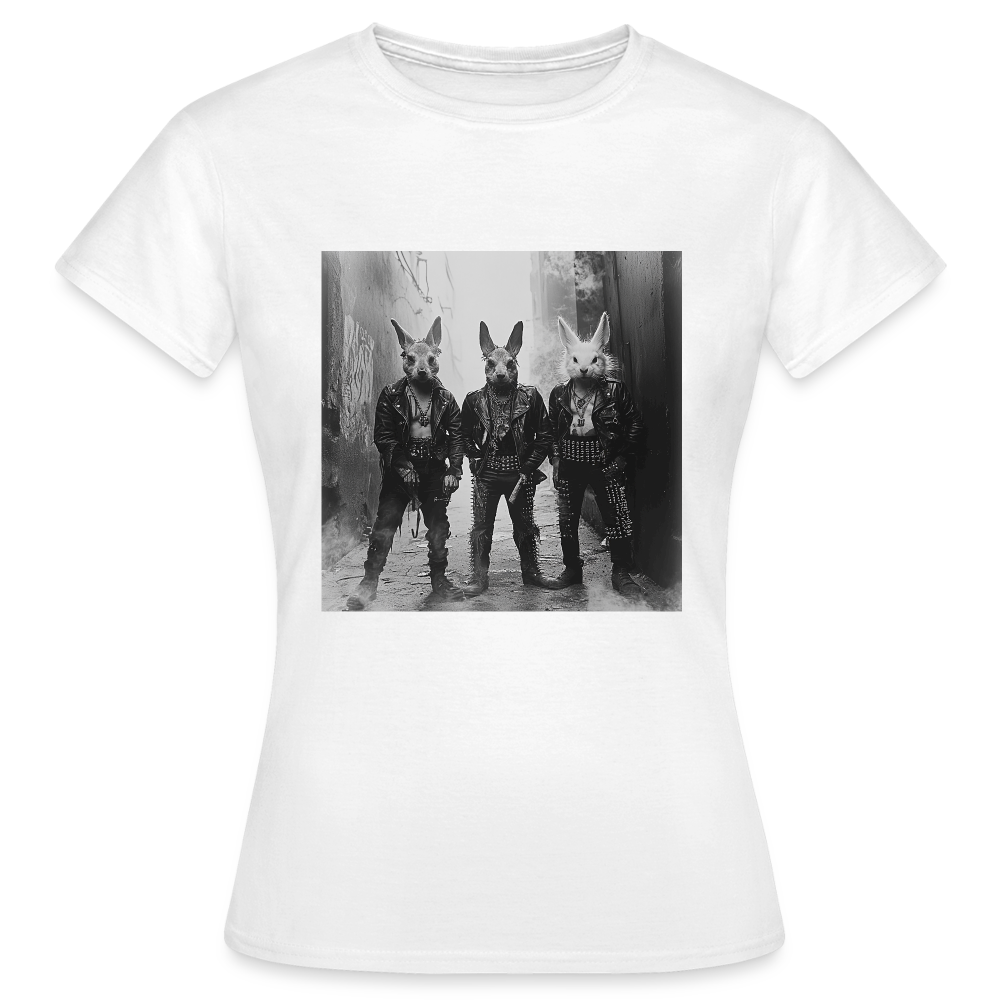 The Hare Raisers, T-shirt dam - vit