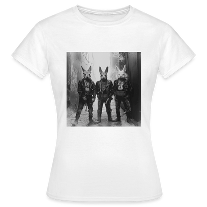 The Hare Raisers, T-shirt dam - vit