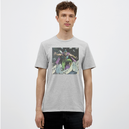 Granitus, T-shirt herr - gråmelerad
