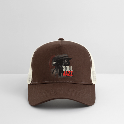 Soul Jazz Experience, Trucker Cap - brun/beige