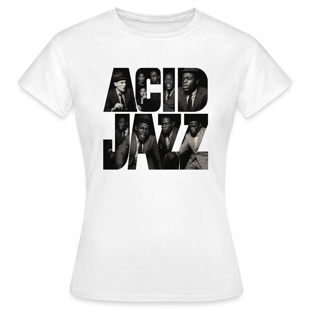 80s Club Jazzdance, T-shirt dam - vit