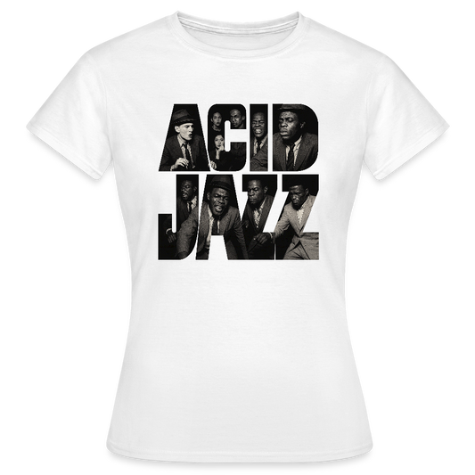 80s Club Jazzdance, T-shirt dam - vit