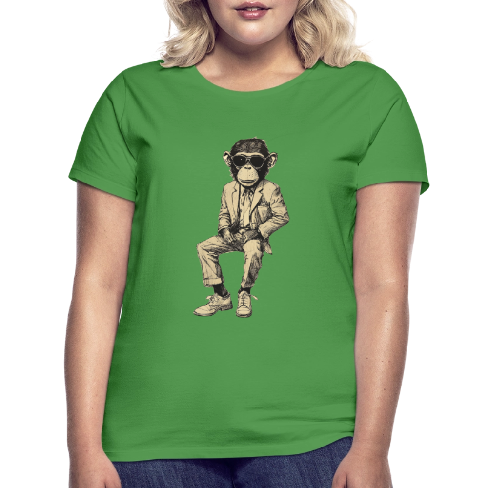 Mod Monkey, T-shirt dam - kellygrön