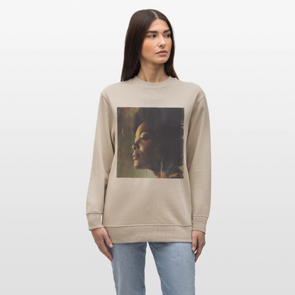 Echoes of Blue, Ekologisk sweatshirt CHANGER unisex från Stanley/Stella - beige