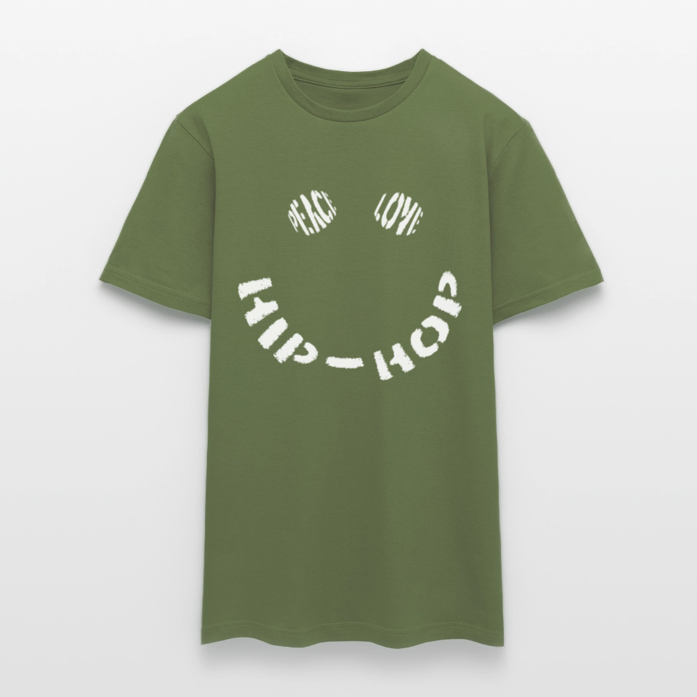 Peace, Love & Hip-Hop, T-shirt herr - Militärgrön