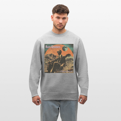 Vinylskatter: Att hitta sällsynta grooves, Ekologisk sweatshirt CHANGER unisex från Stanley/Stella - gråmelerad