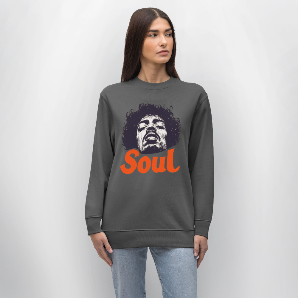 A Soul Awakening, Ekologisk sweatshirt CHANGER unisex från Stanley/Stella - kolgrå