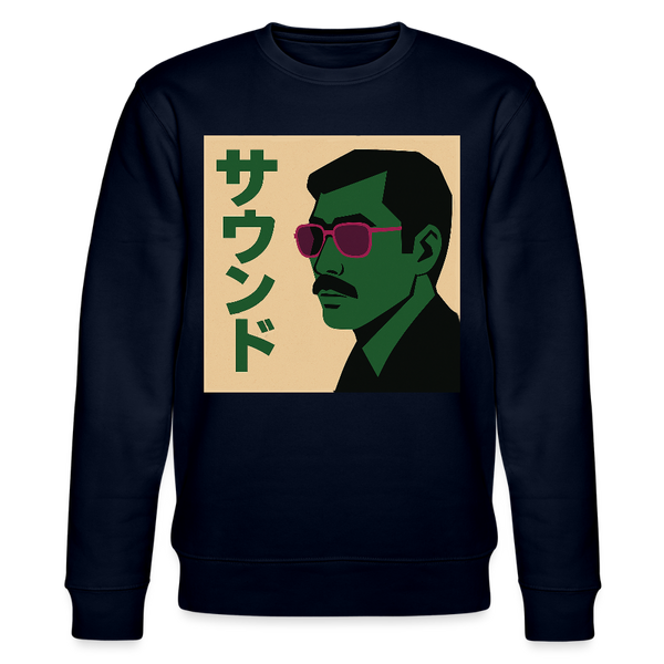 Nippon Sound, Ekologisk sweatshirt CHANGER unisex från Stanley/Stella - marinblått