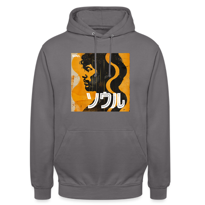 Nippon Grooves, Luvtröja unisex - mellangrå