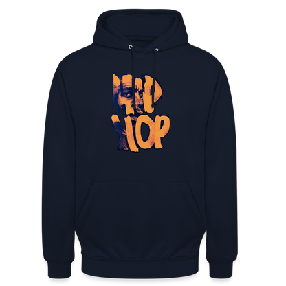 Raised on Boom Bap, Luvtröja unisex - marinblå