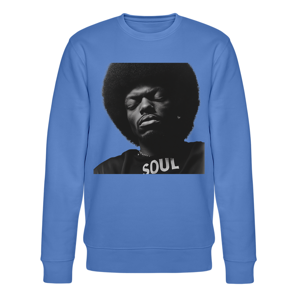 Where Soul Lives, Ekologisk sweatshirt CHANGER unisex från Stanley/Stella - blå