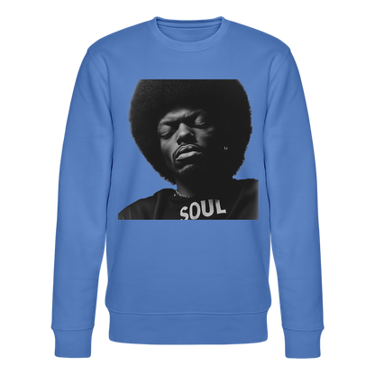 Where Soul Lives, Ekologisk sweatshirt CHANGER unisex från Stanley/Stella - blå