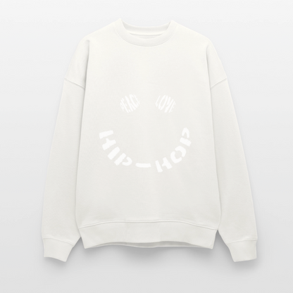 Peace, Love & Hip-Hop, Ekologisk oversizetröja RADDER unisex från Stanley/Stella - OFF WHITE