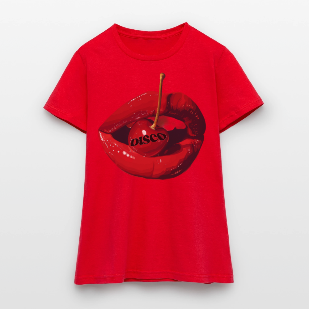 Taste of Disco, T-shirt dam - röd